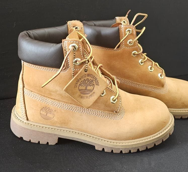 Timberland Men’s Premium 6 Inch Waterproof Boots JL3 Brown Size US:5 [B-3]
