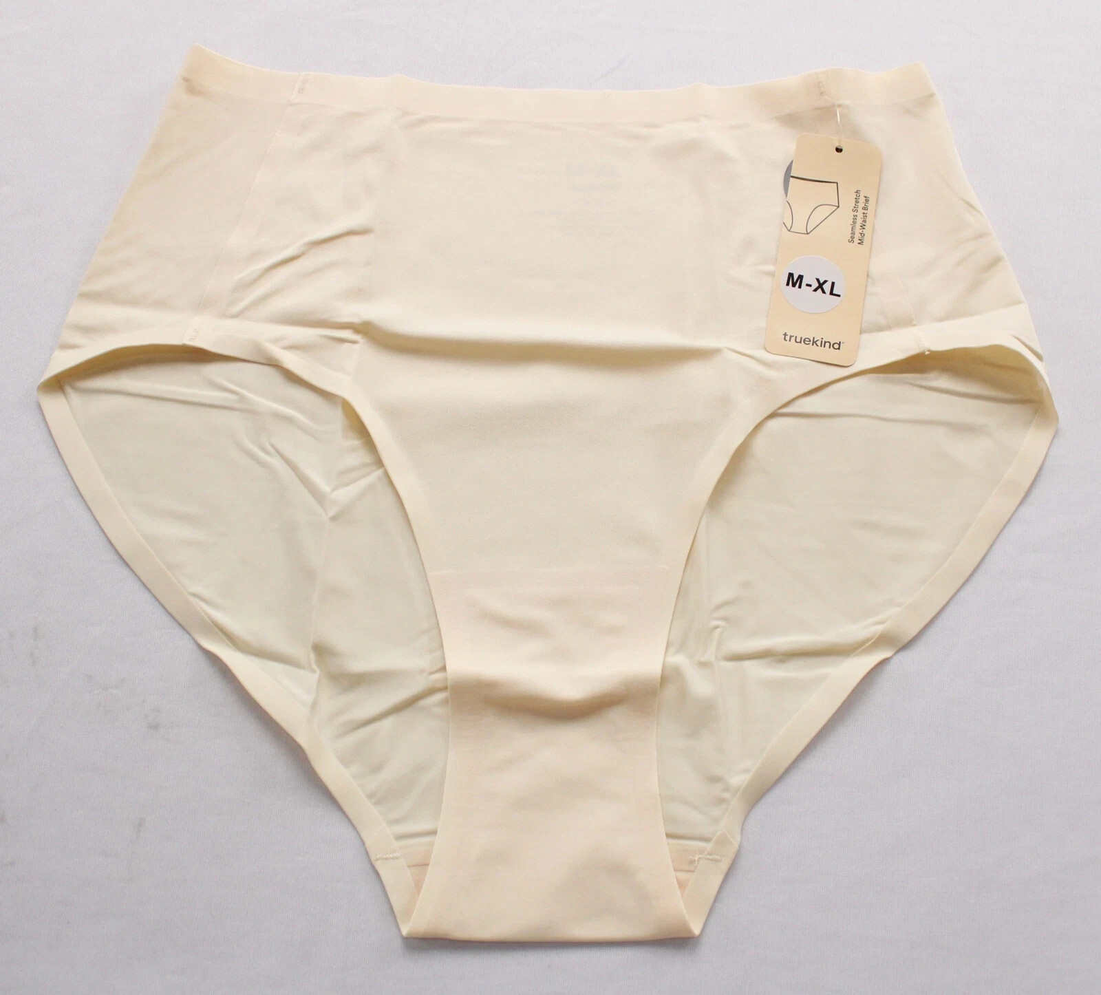 Truekind Women’s Seamless Stretch Mid-Waist Brief Assorted Colors/Sizes NWT