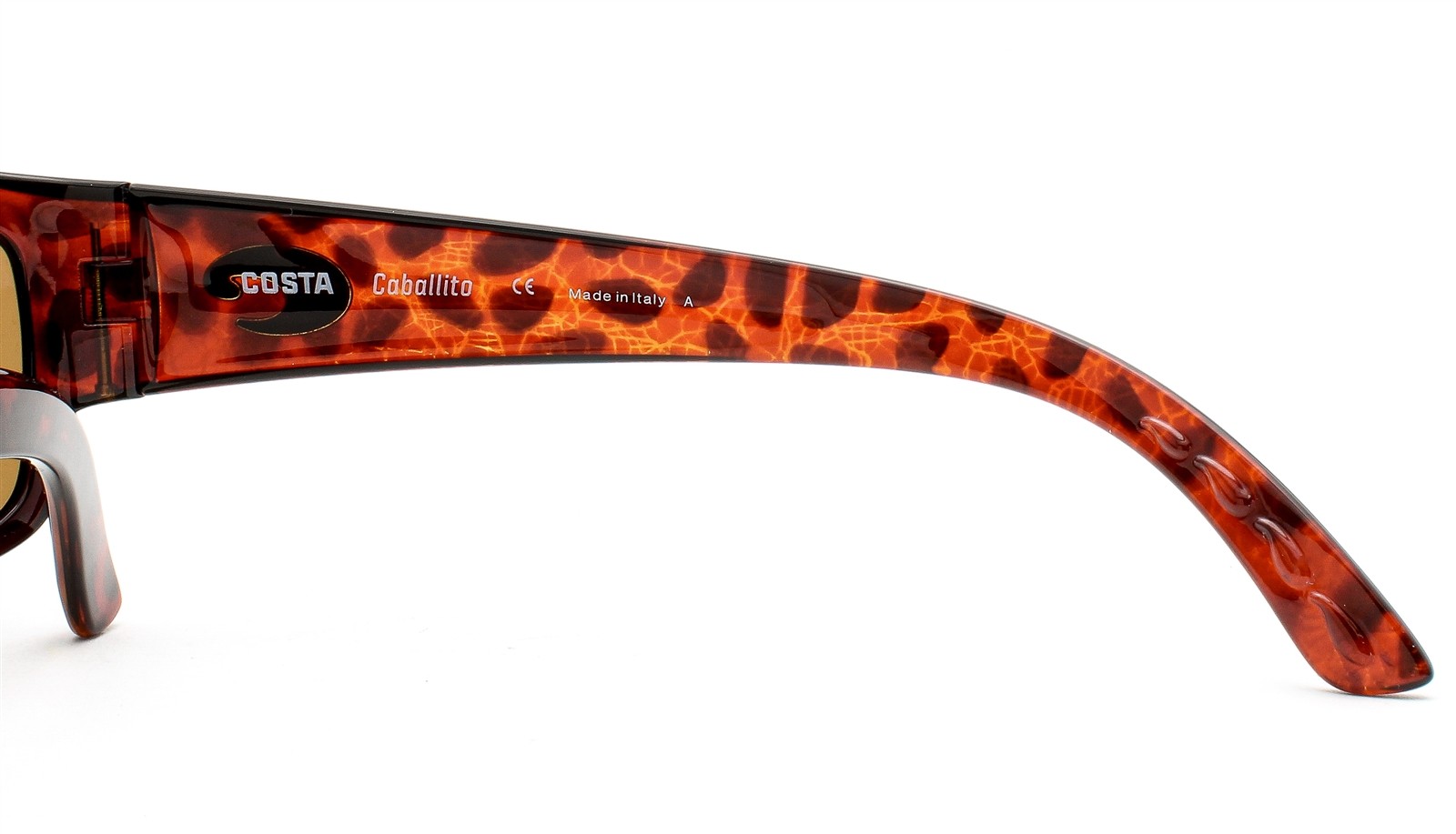 Costa Del Mar Caballito Sunglasses Gloss Tortoise Copper Polarized Plastic 580P
