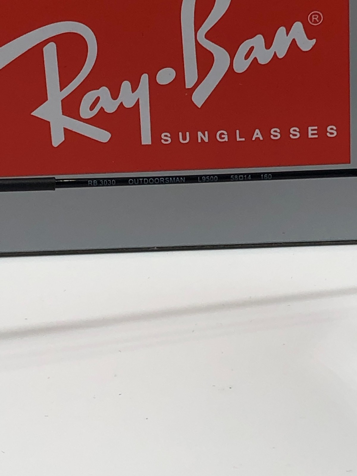 Ray-Ban RB3030 Outdoorsman L9500 58•14 160 Green G-15 Lens 58mm Sunglasses