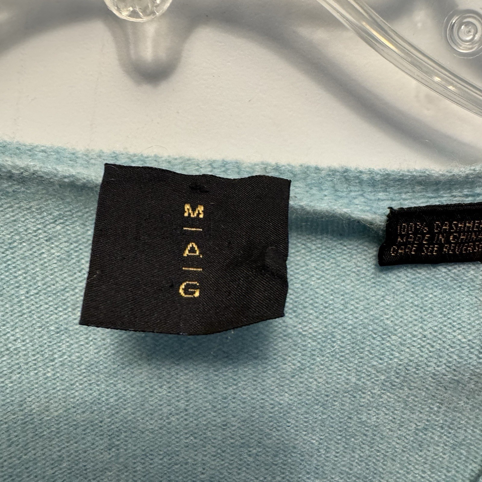 Woman’s Cashmere Sweater by MAG. Size L 100% Cashmere Long Sleeve Pullover Top