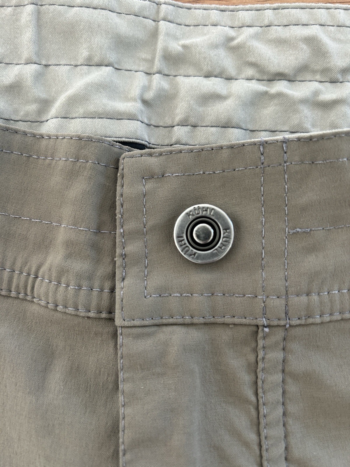 Kuhl Men’s Size 40 Shorts Gray Performance Lightweight Hiking Outdoor Camping
