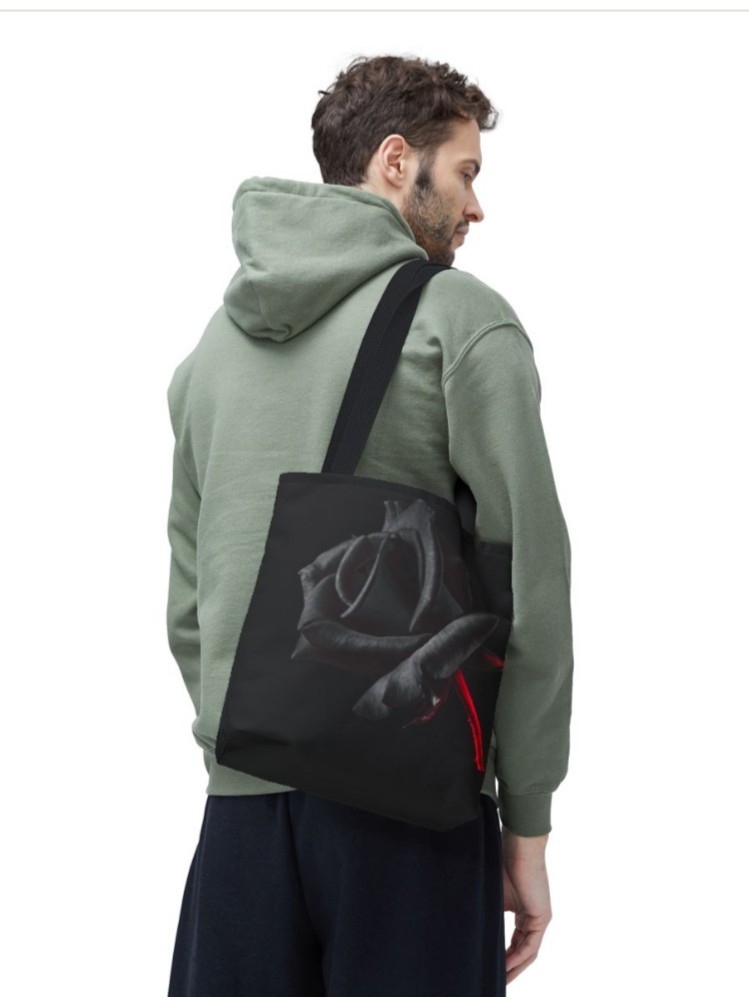 Tote Bag AOP Dark Rose