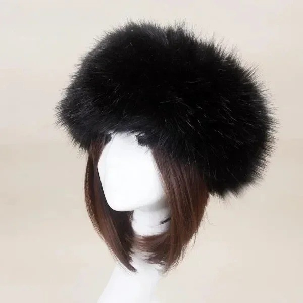 Women’s Russian Faux Fluffy Fox Fur Hat