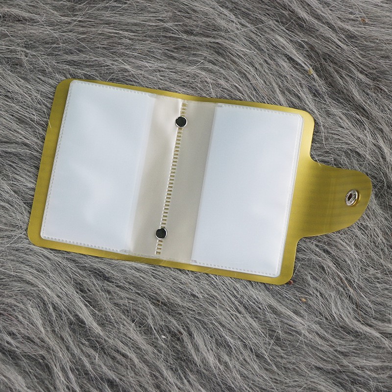 Black RFID Blocking Card Holder 24 Slots-PU Leather ID Credit Card Wallet