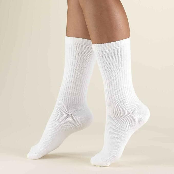 3-6-12 Pairs Men’s Plain Solid Sports Athletic Work Crew Socks Size 9-11 10-13
