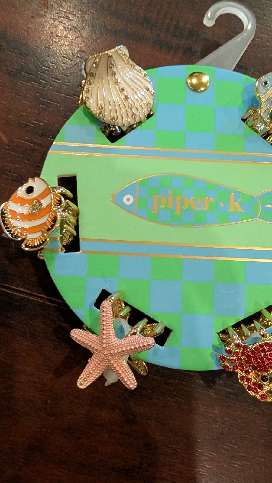 piper.k Hair Clips Ocean Style Multi Color & Shape New