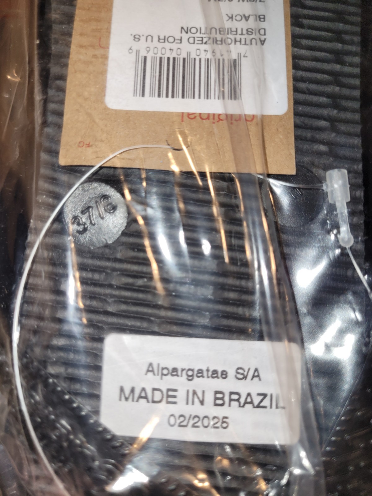 Havaianas Brazilian Flip Flops Womens *Original* Sandals Size 7/8 New W Tags