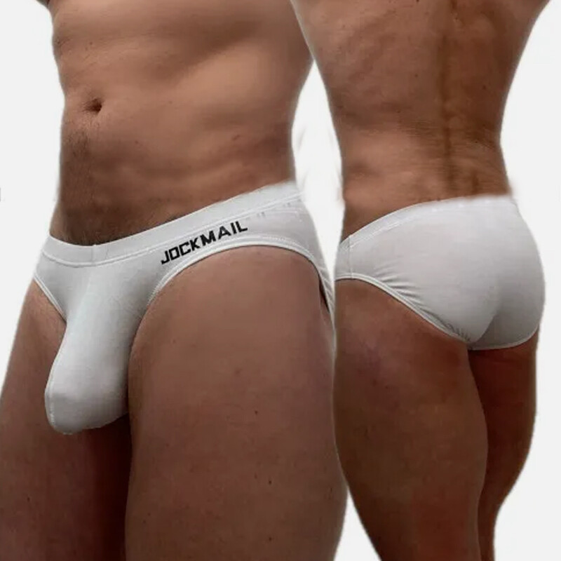 JOCKMAIL Sexy Men’s Underwear Briefs U convex Pouch Design Cotton Underpants US