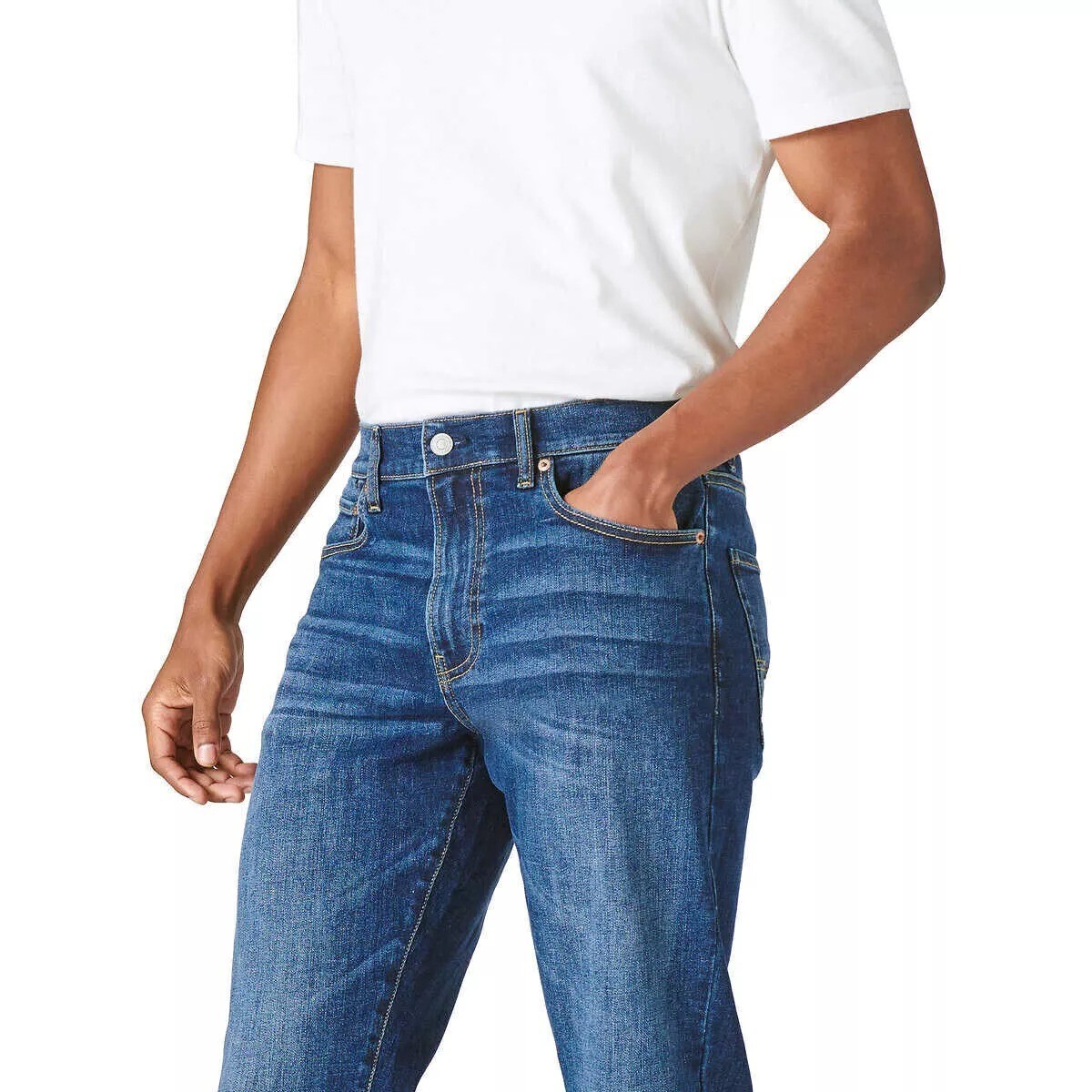 NWT Men’s Lucky Brand Jeans 410 Athletic Straight Leg Fit Cotton Blend Comfort