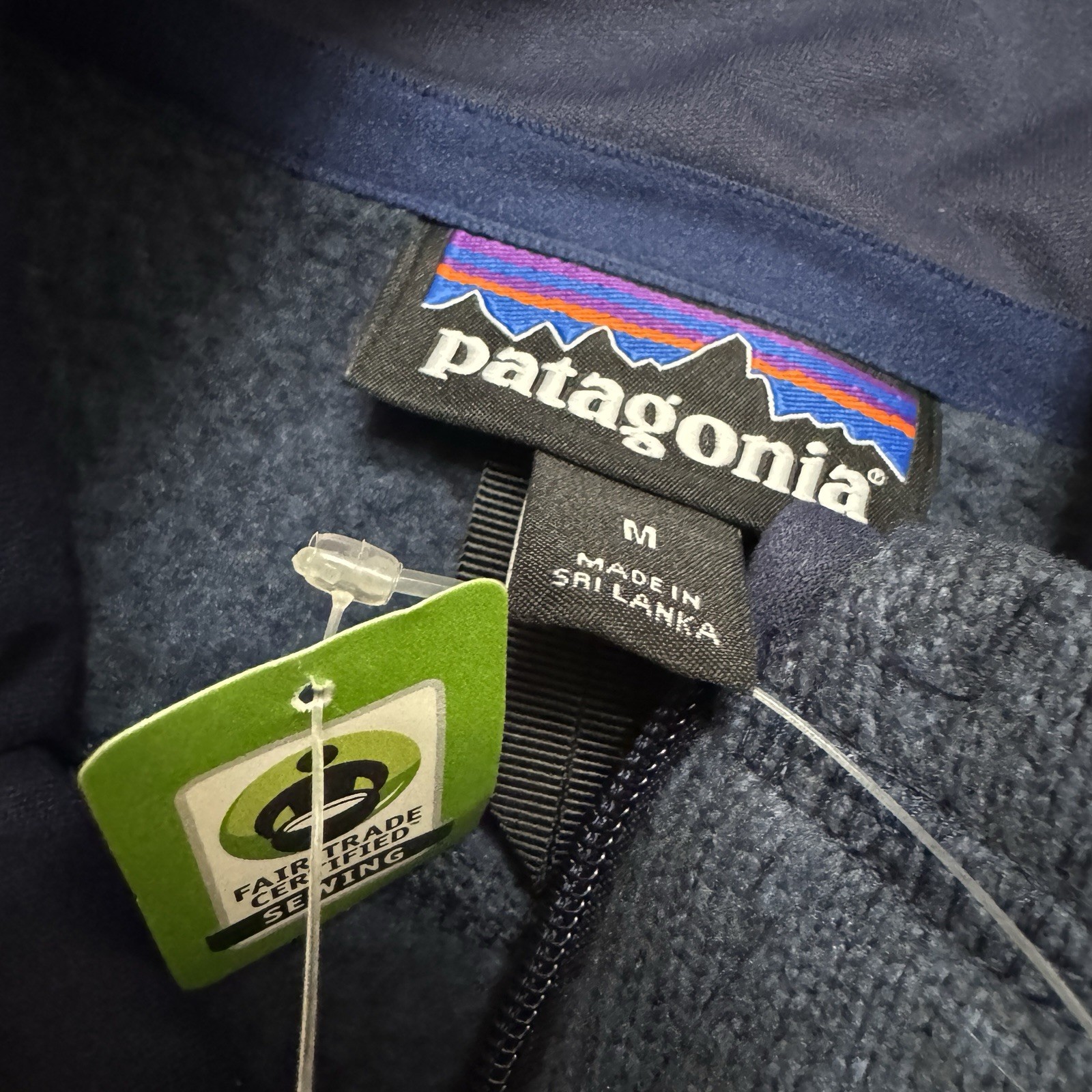 Goldman Sachs Patagonia Sz M Medium Women’s Better Sweater Vest Full Zip Blue