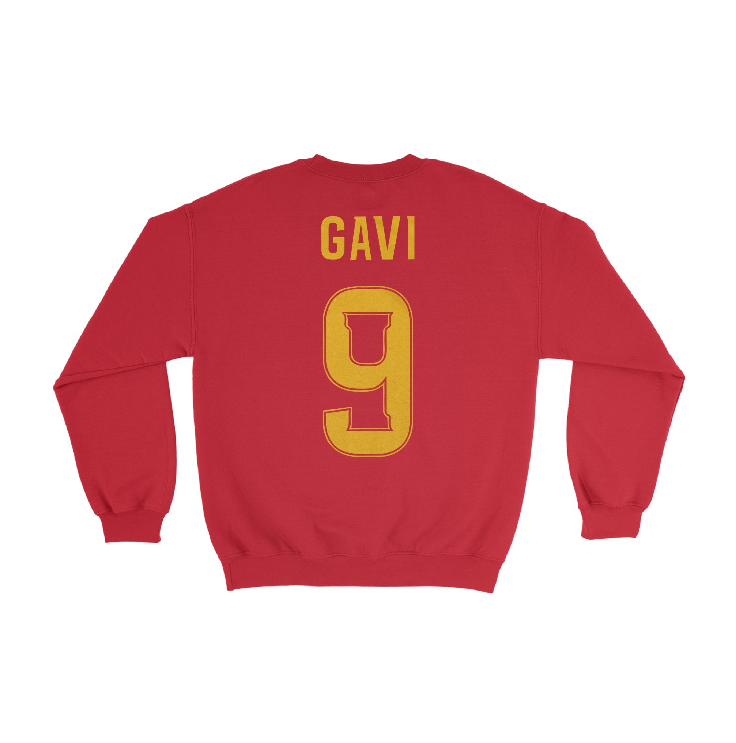 Spain Soccer Pride Gavira 9 Two-Sided Tribute Unisex Crewneck Sweatshirt