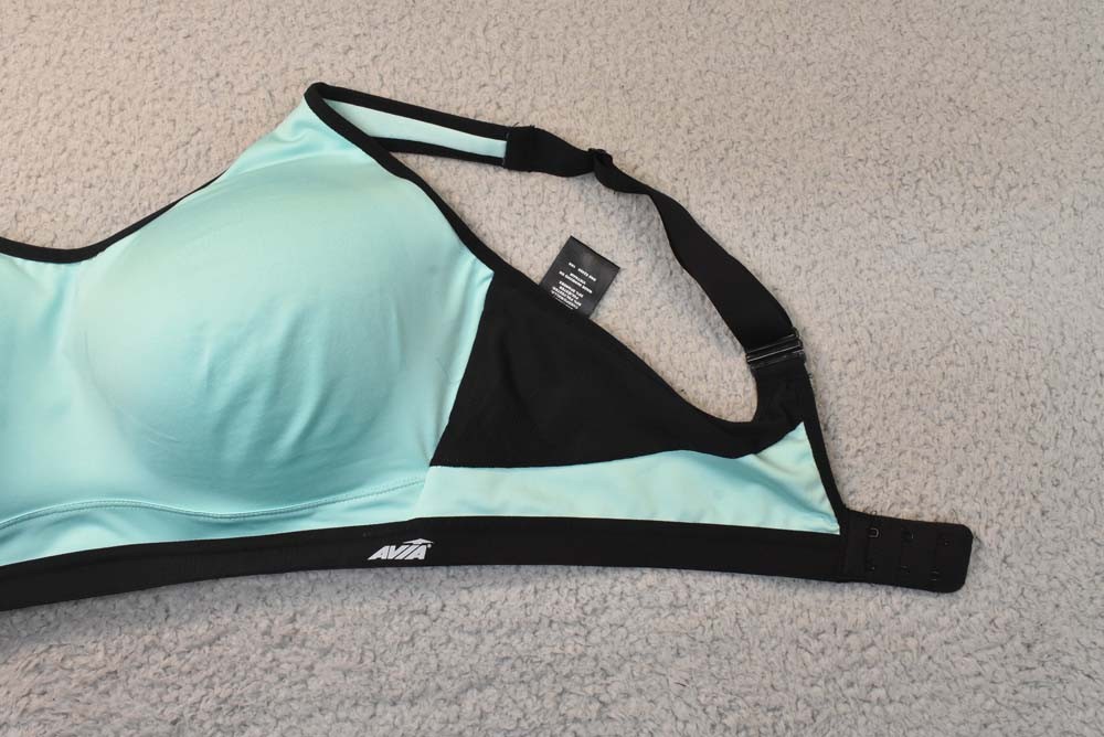 Avia Bra 40DDD Sports Bra 1K8 Two Strap High Impact Molded Cup Sports Bra