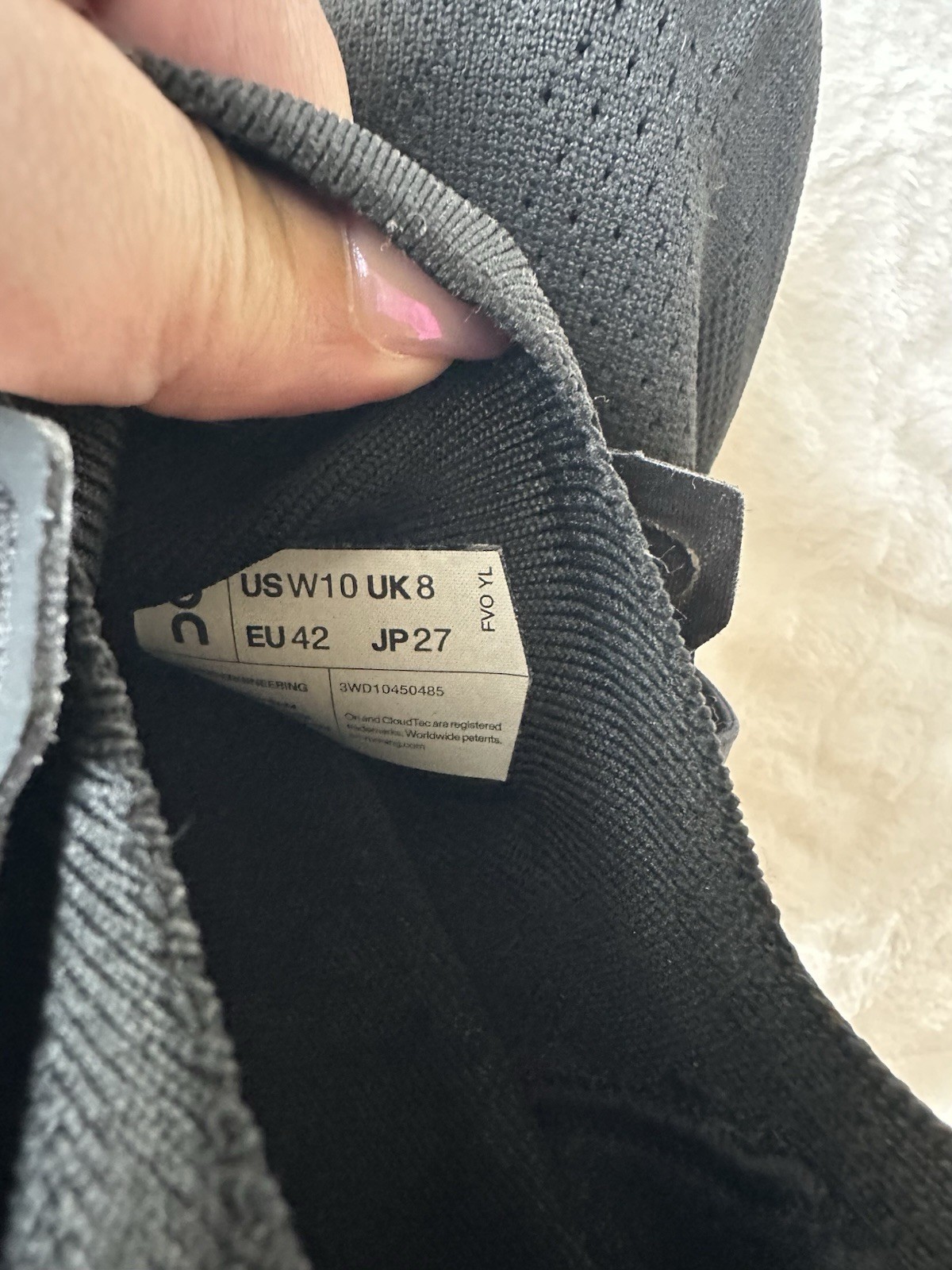 On Running Cloudswift 3WD10450485 Women Shoes Black Size 10