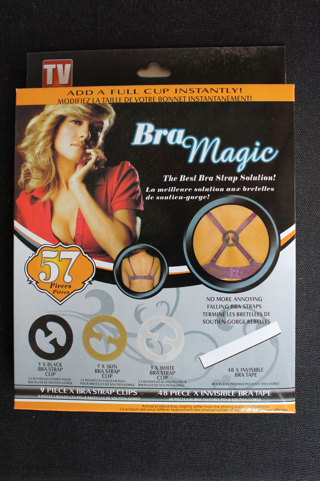 Bra Magic Bra Strap Clip Solution Add Full Cup 9 piece 3 color As Seen on TV