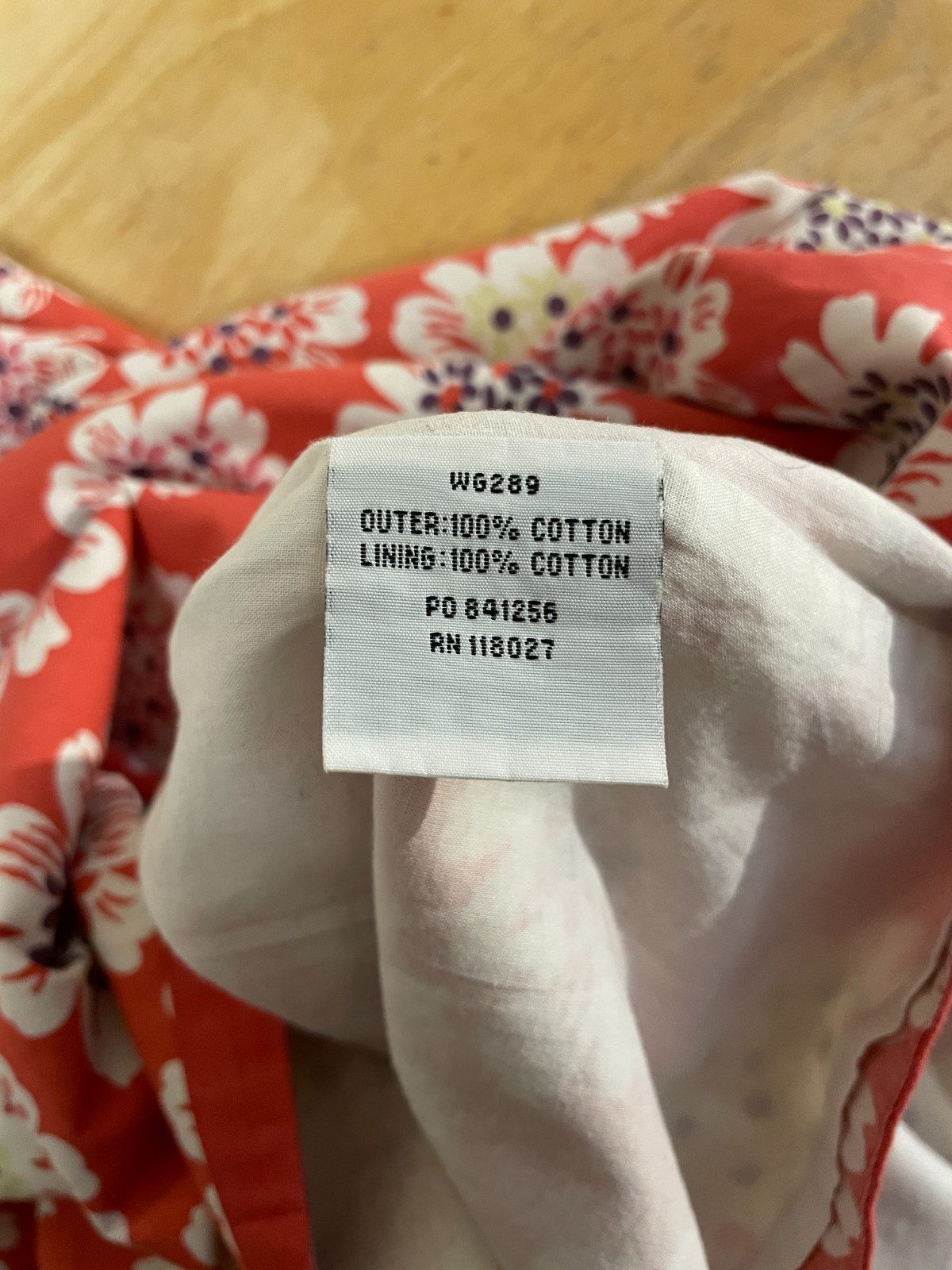 Boden 18 Floral Skirt 100 % Cotton Machine Washable Very Good Condition