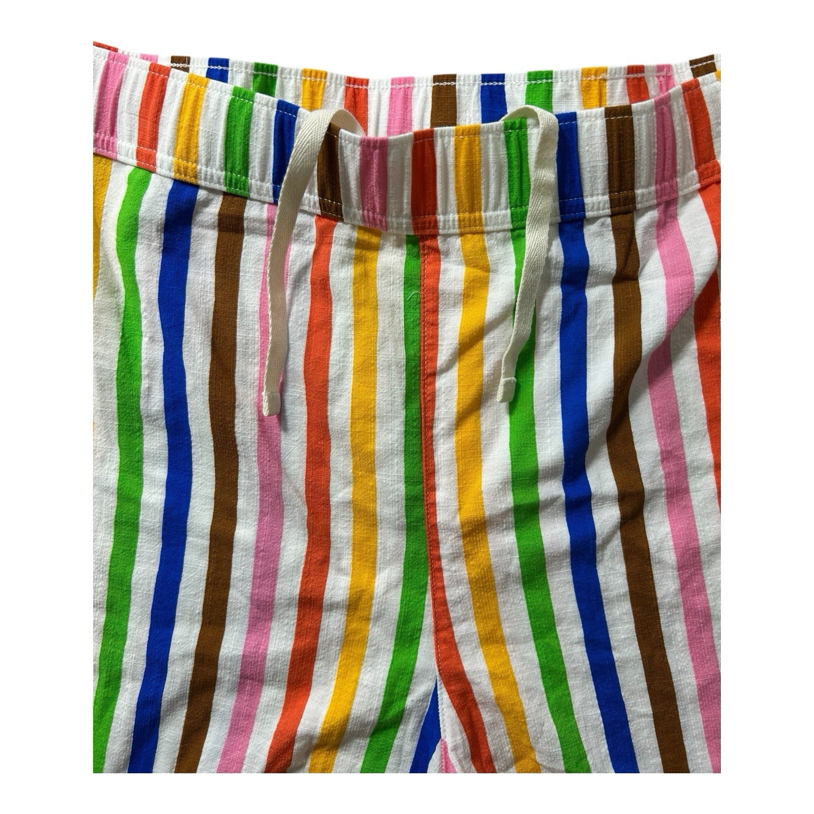 Pride Adult Bold Rainbow Elastic Pull-On Woven Shorts Unisex Adults Size 2XL New