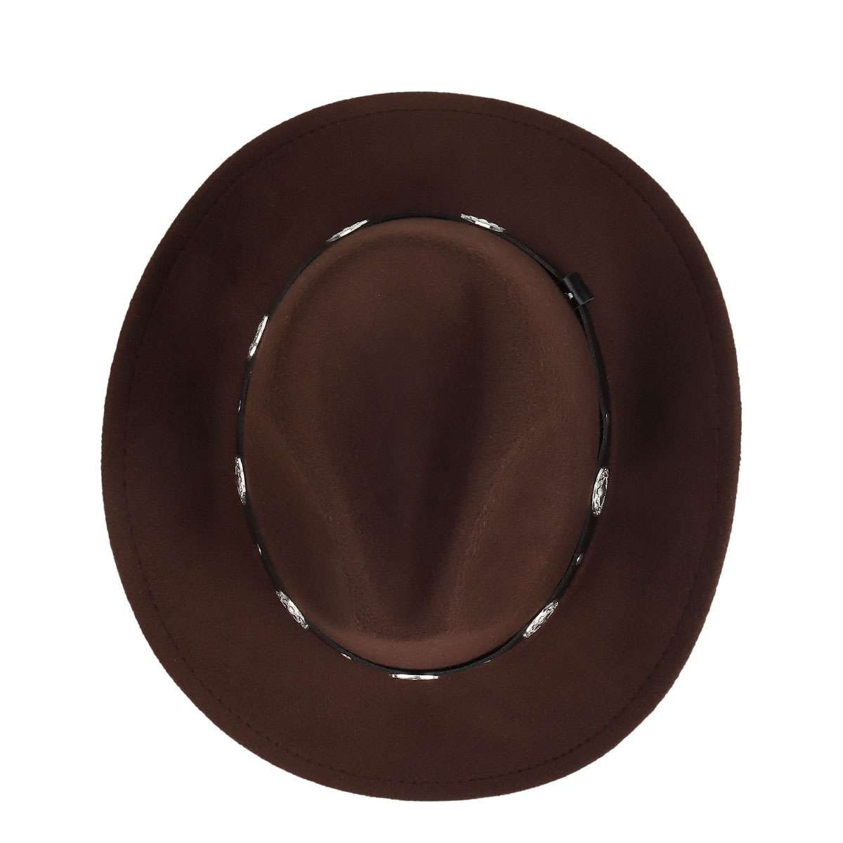 Cowboy Western Hat Women Men Vintage Style Cattleman Hat