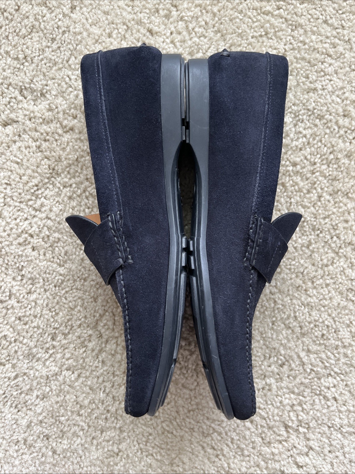 $1050 Church’s Karl – Blue Suede – Size 7M Loafer Leather Casual Made in Italy