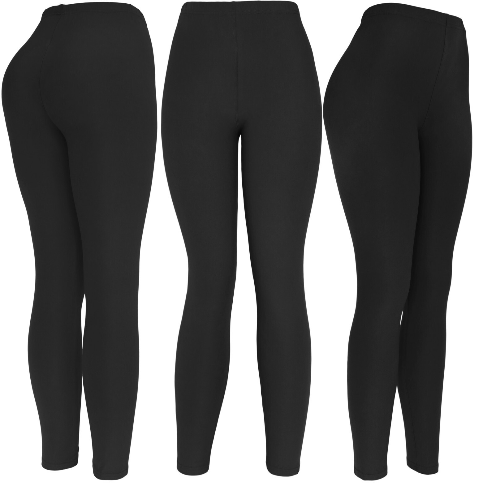 Ultra Soft Solid Brushed Basic Full Regular/Plus Leggings