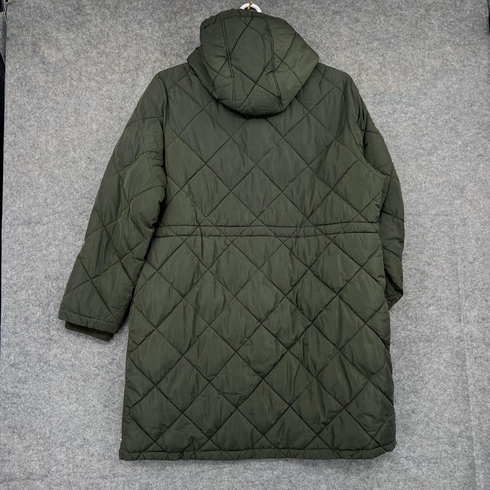 Levi’s Coat Mens XL Green Quilted Hooded Lined Insulated Pockets Outdoors
