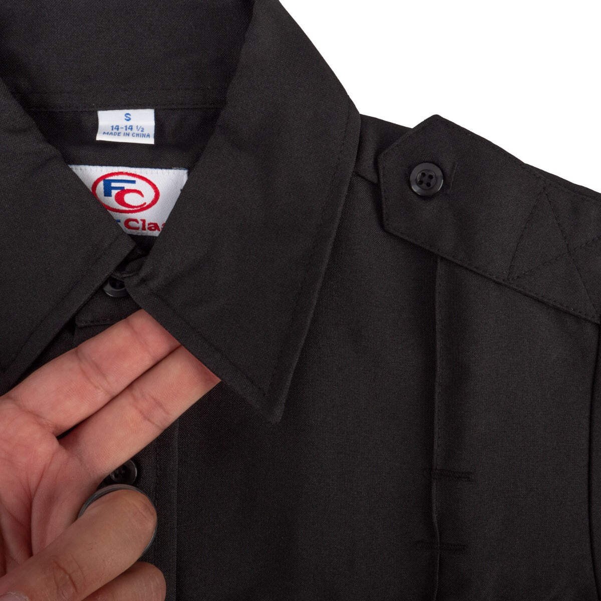 First Class 100% Polyester Long Sleeve Uniform Shirt
