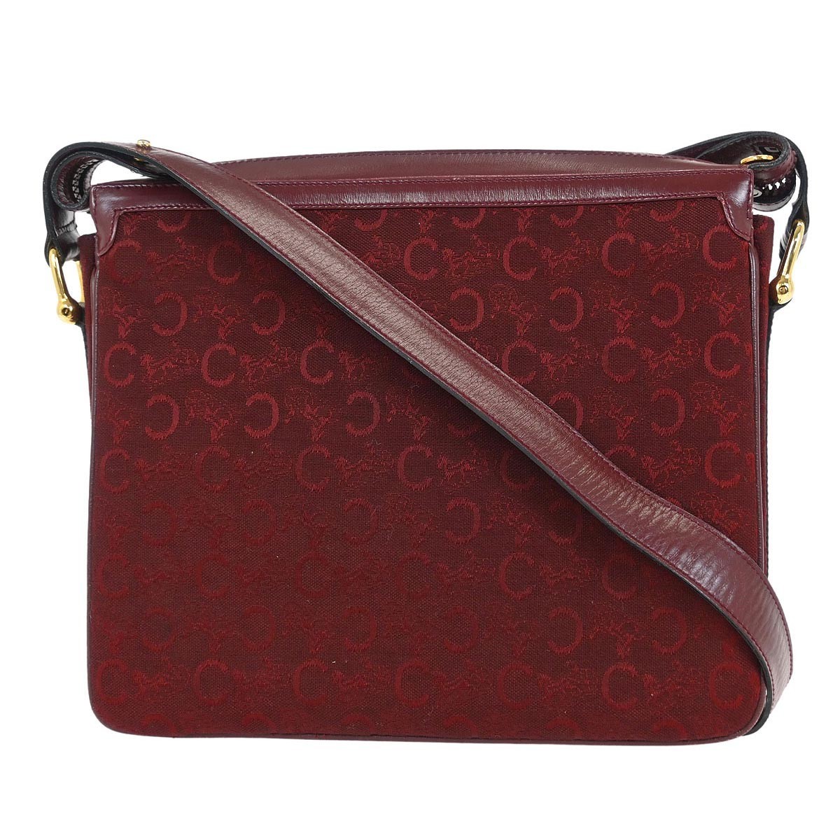 Celine Bordeaux C Macadam Shoulder Bag 145325