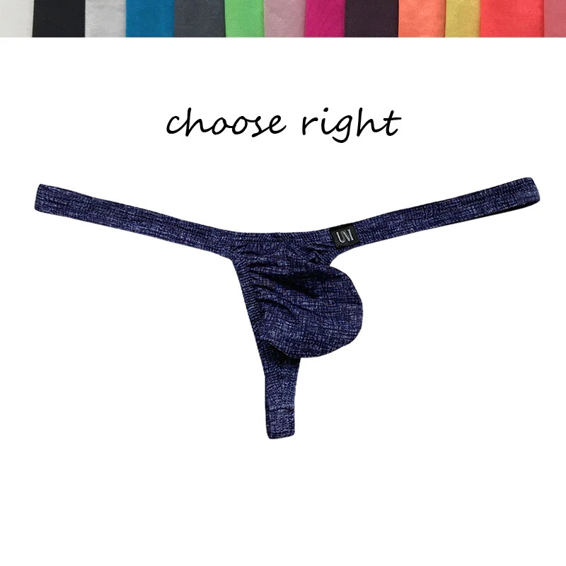 USA SELLER-BLUE PRINT UNDER MOON GRAPE SMUGGLERS MENS THONGS-XL (28-32)
