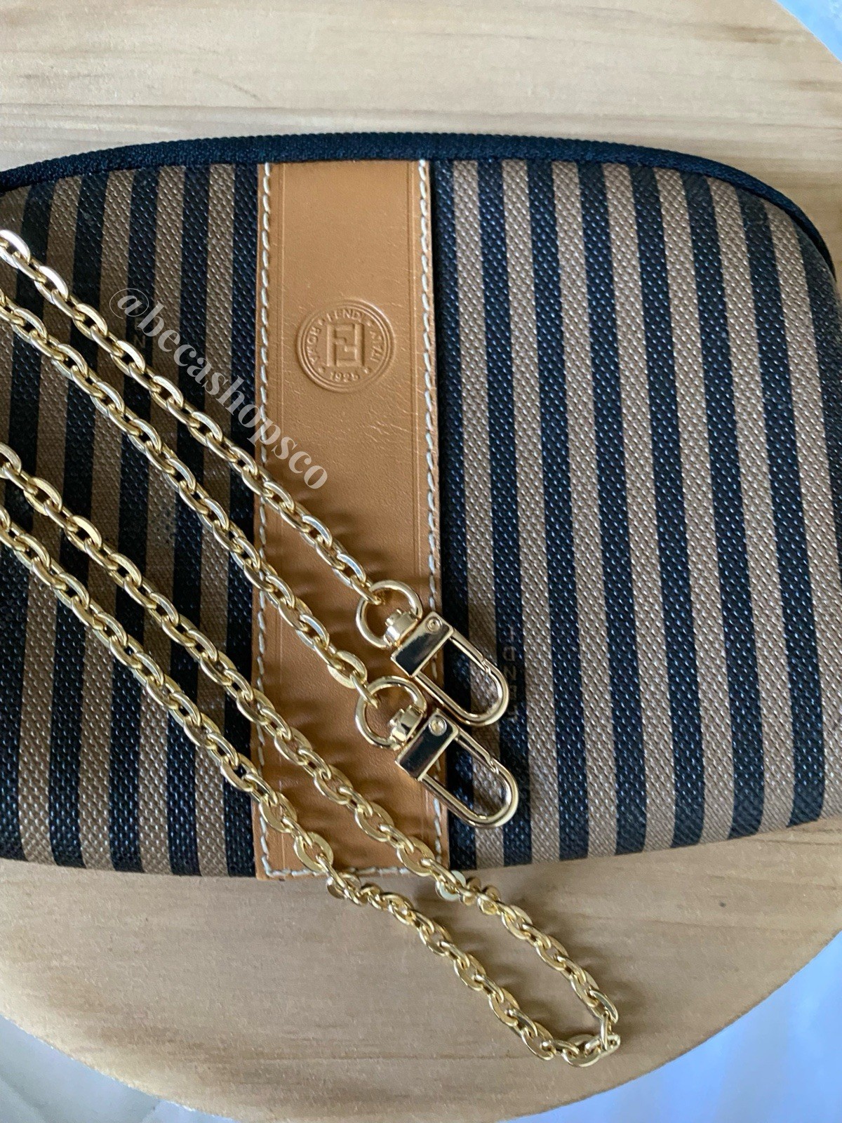 Crossbody Oval Chain Strap Replacement for Louis Vuitton Pochette 48”