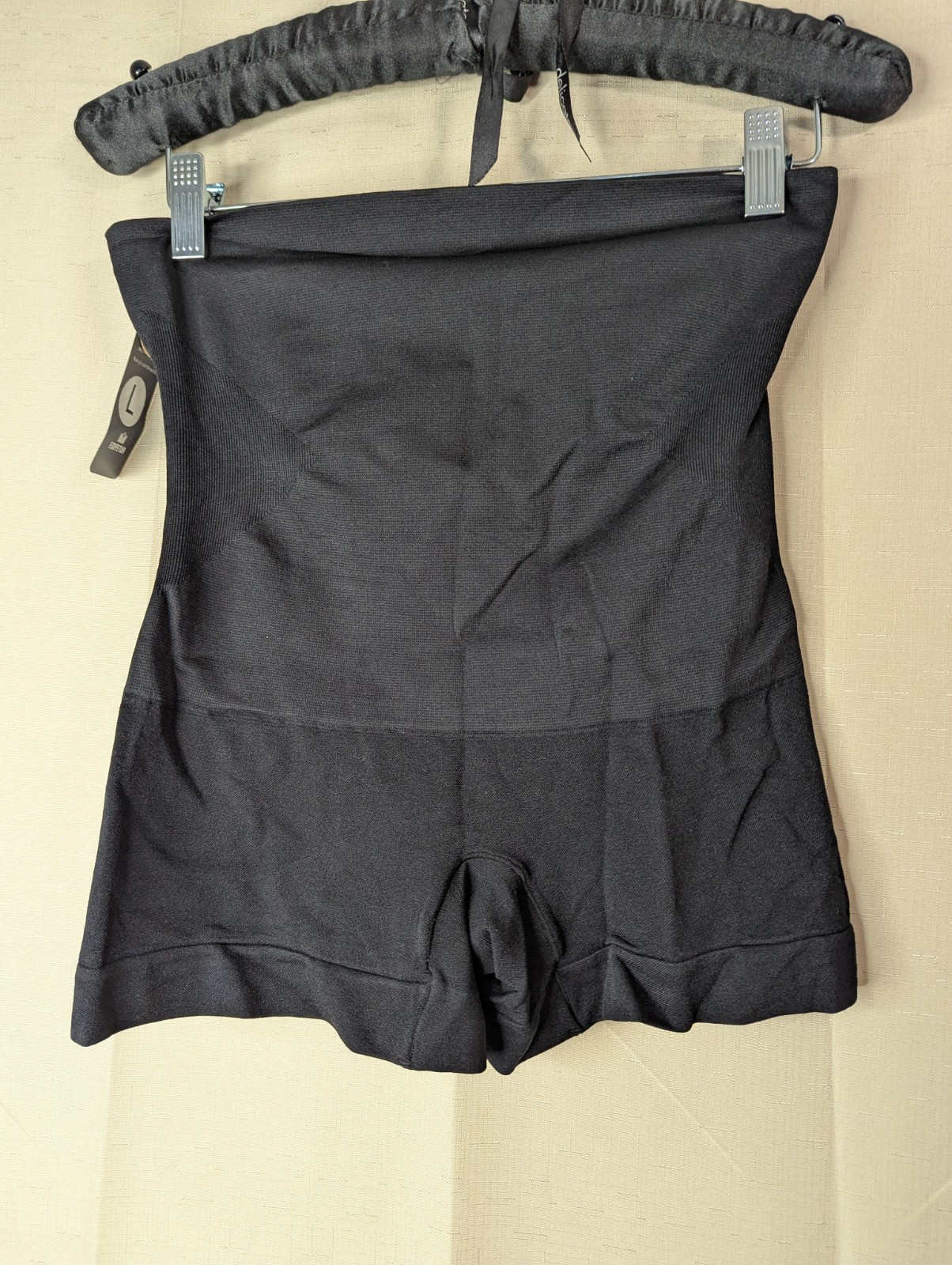 Empetua by Shapermint Women’s Size Large Black High Waisted Shaper Boyshort