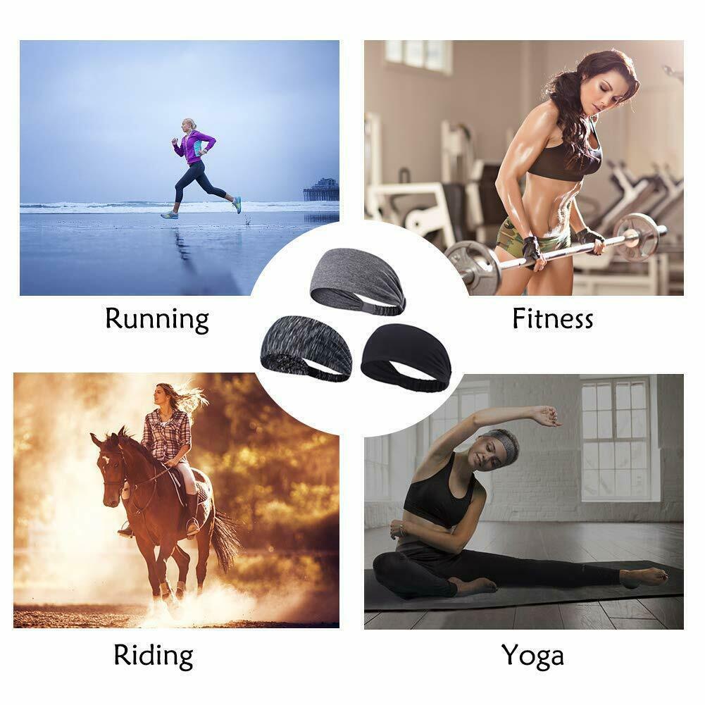 Sports Headband Yoga Running Cycling Sweatband for Women Men Hair Bands Headband