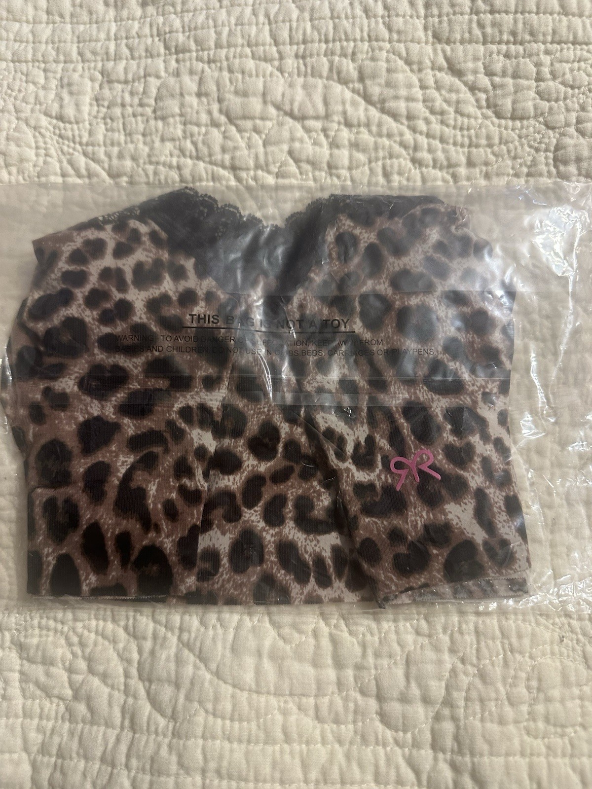 Ruby Ribbon Shapewear 1801 Demiette Leopard Heritage Size 32 NEW