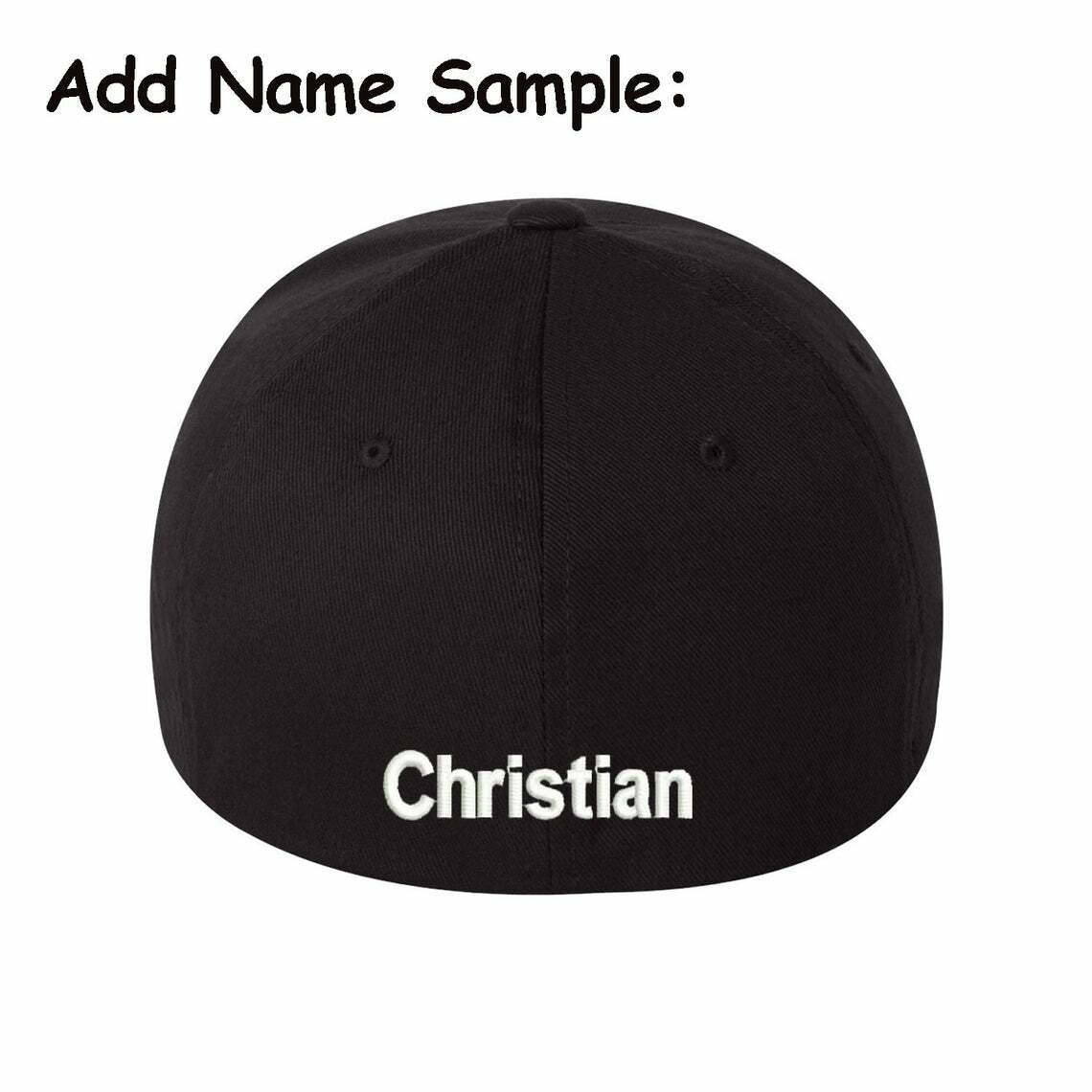 Uss bb-63 embroidered flex fit baseball cap (size S/M, L/XL, XXL)
