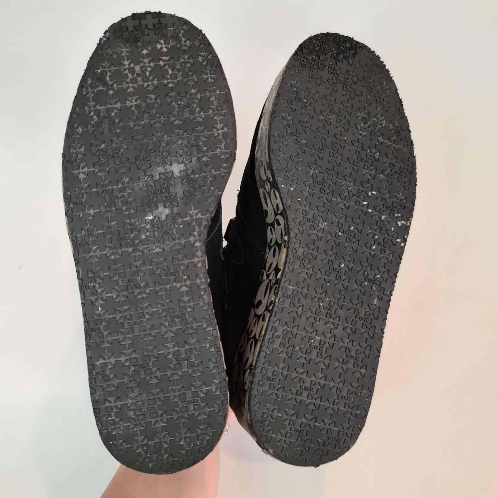 T.U.K. Alien Wrapped Platform Mondo Creepers W 8 M 6 Glow In The Dark Sole Black