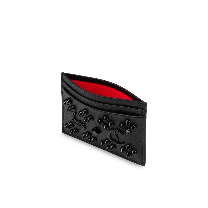 Kios Card Holder – Black Grained Calf Leather