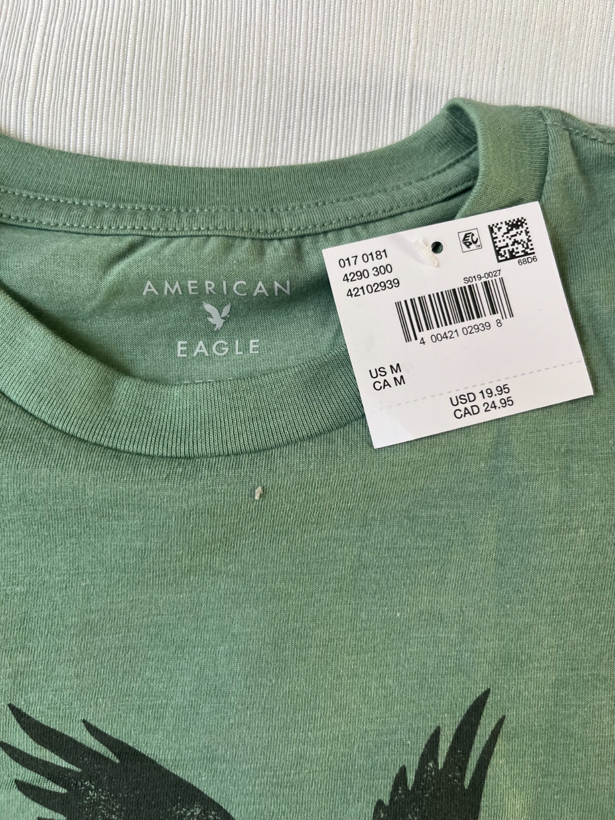 American Eagle Outfitters Men’s Super Soft Graphic T-Shirt Size M Cotton Blend