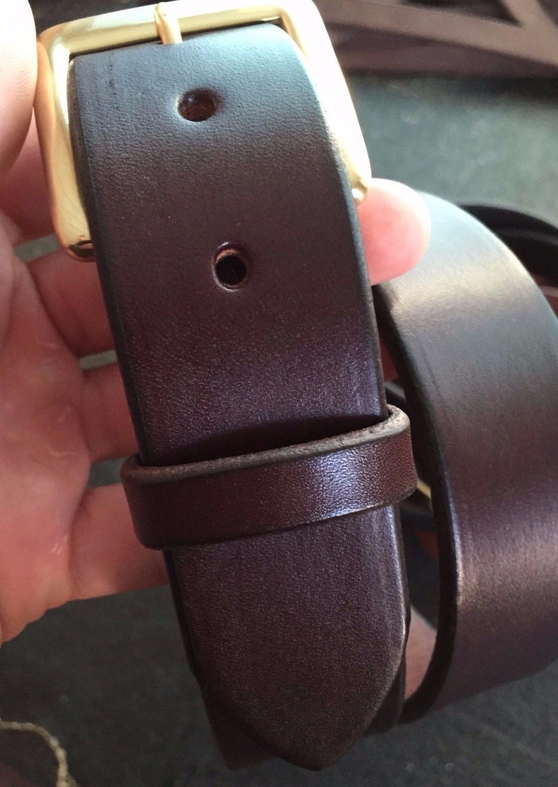 1 1/2″ HEAVY REAL LEATHER WORK GUN CCW HOLSTER DRESS BELT-AMISH HANDMADE-1.5
