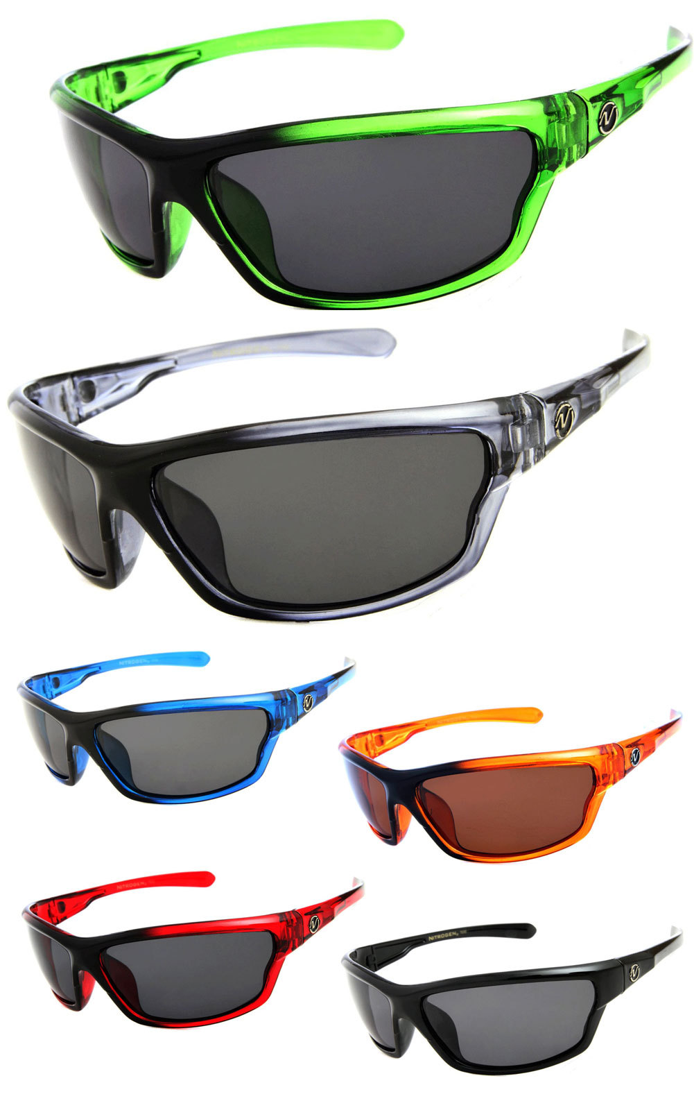 Nitrogen Polarized Sunglasses Mens Sport Running Fishing Driving Glasses NT01