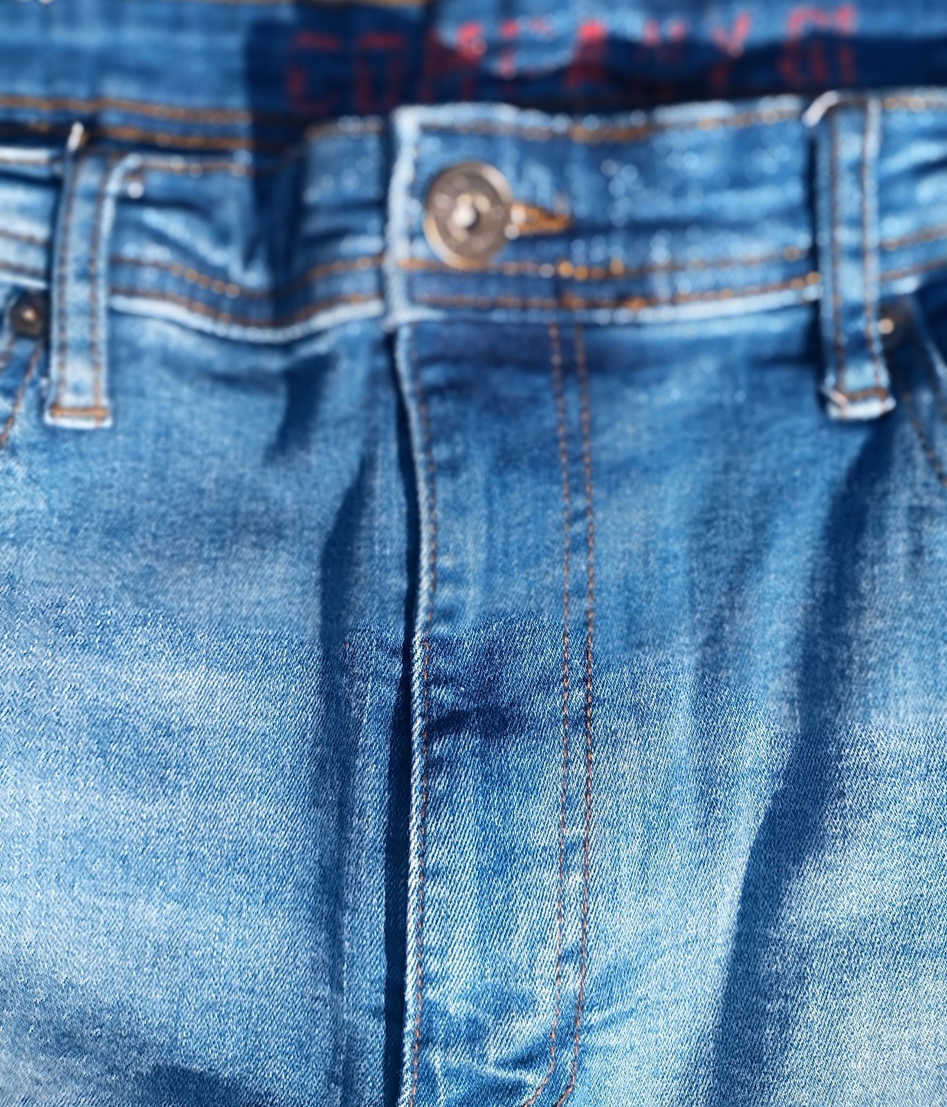 81 Company Mens Relaxed Denim Blue Jeans