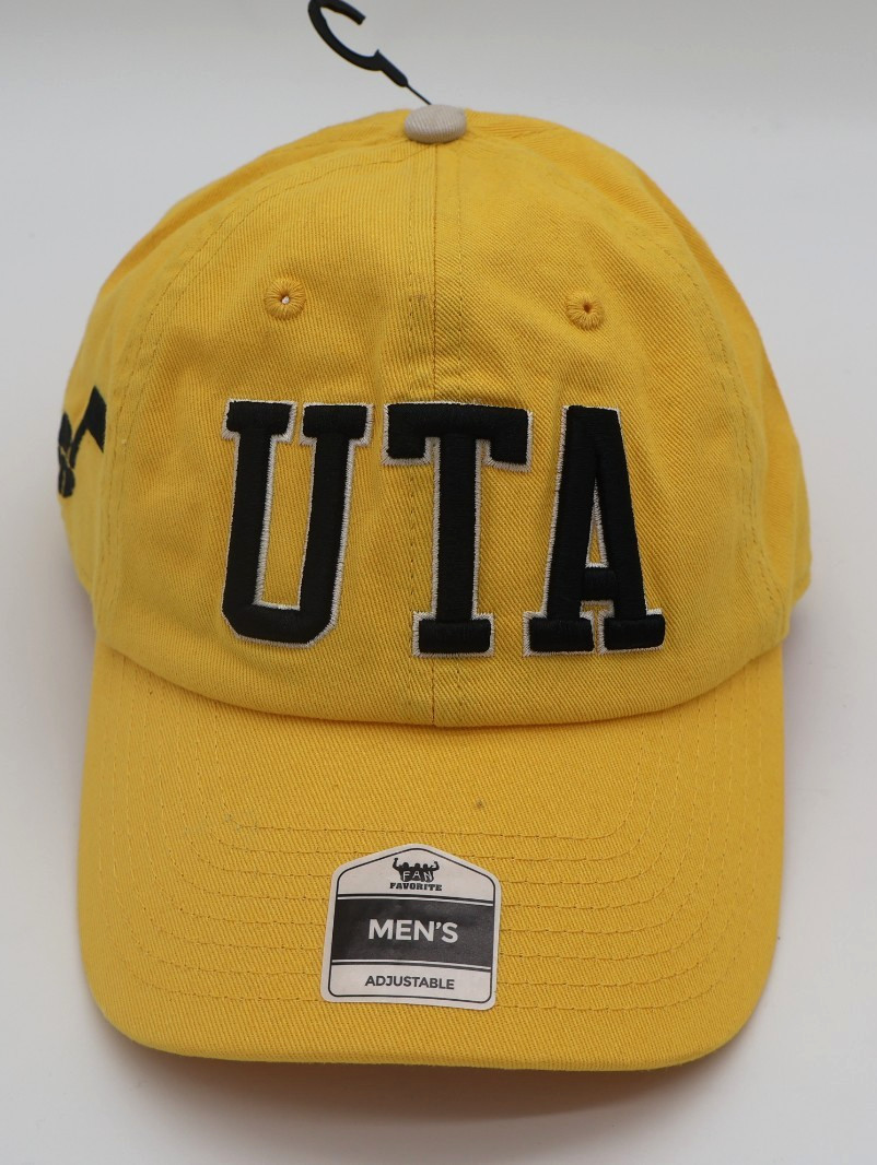 Utah Jazz NBA Hat Mens One Size Yellow Basketball Adjustable Fan Sports NWT