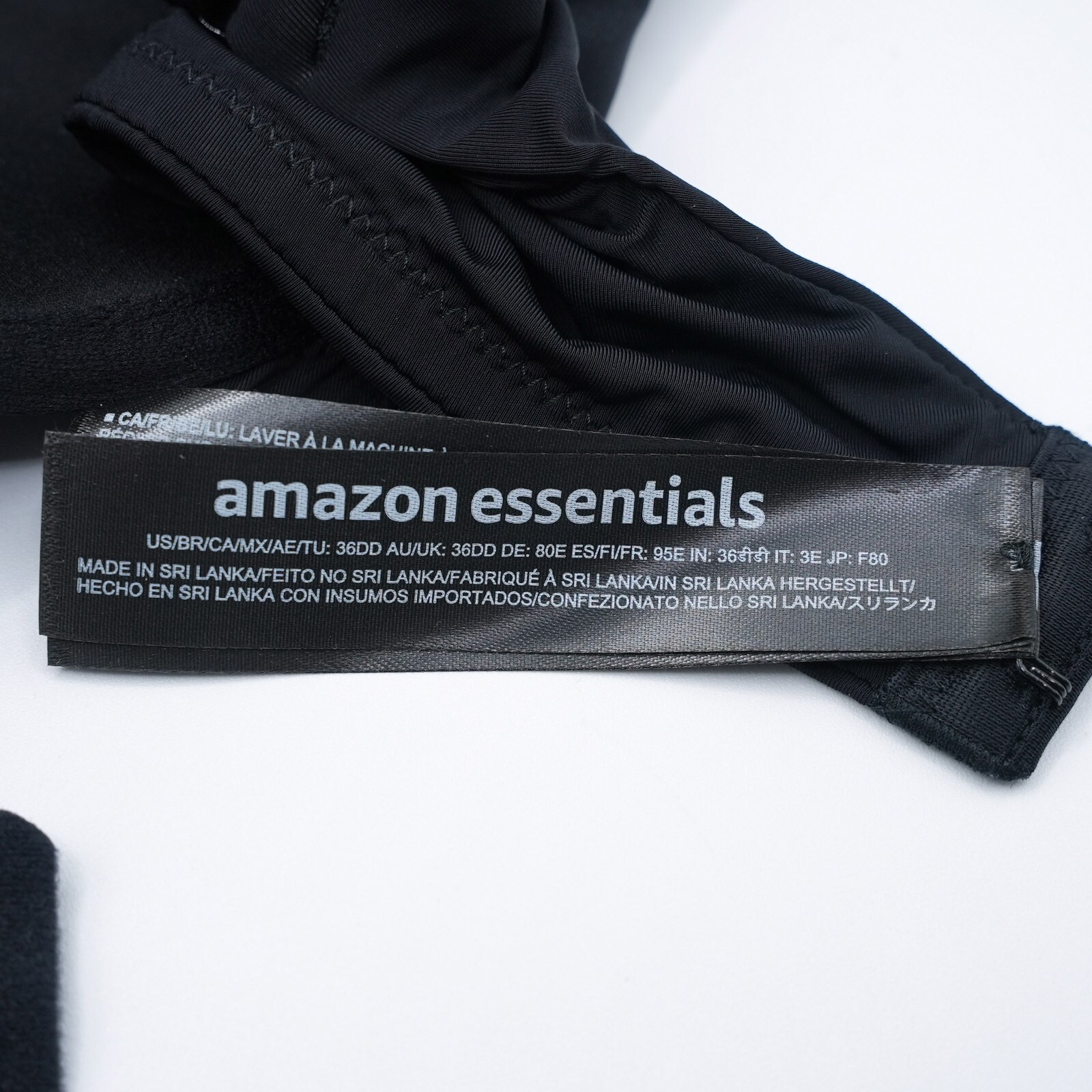Classic T-Shirt Bras (Set of 2) 34DD Black Amazon Essentials NWT FREE SHIPPING