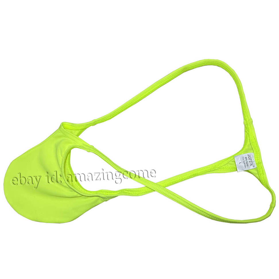 Men’s Spandex Micro Thong Underwear Contour Pouch G-string Tangas Bikini T-back