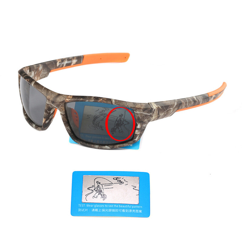 Tactical Polarized Camouflage Sunglasses Outdoor Sport Fishing Driving Glasses