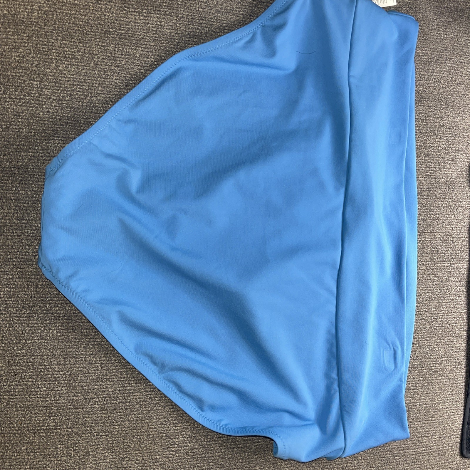 Calia Bikini Bottoms womens size XL Wide Banded High Rise tranquil blue New