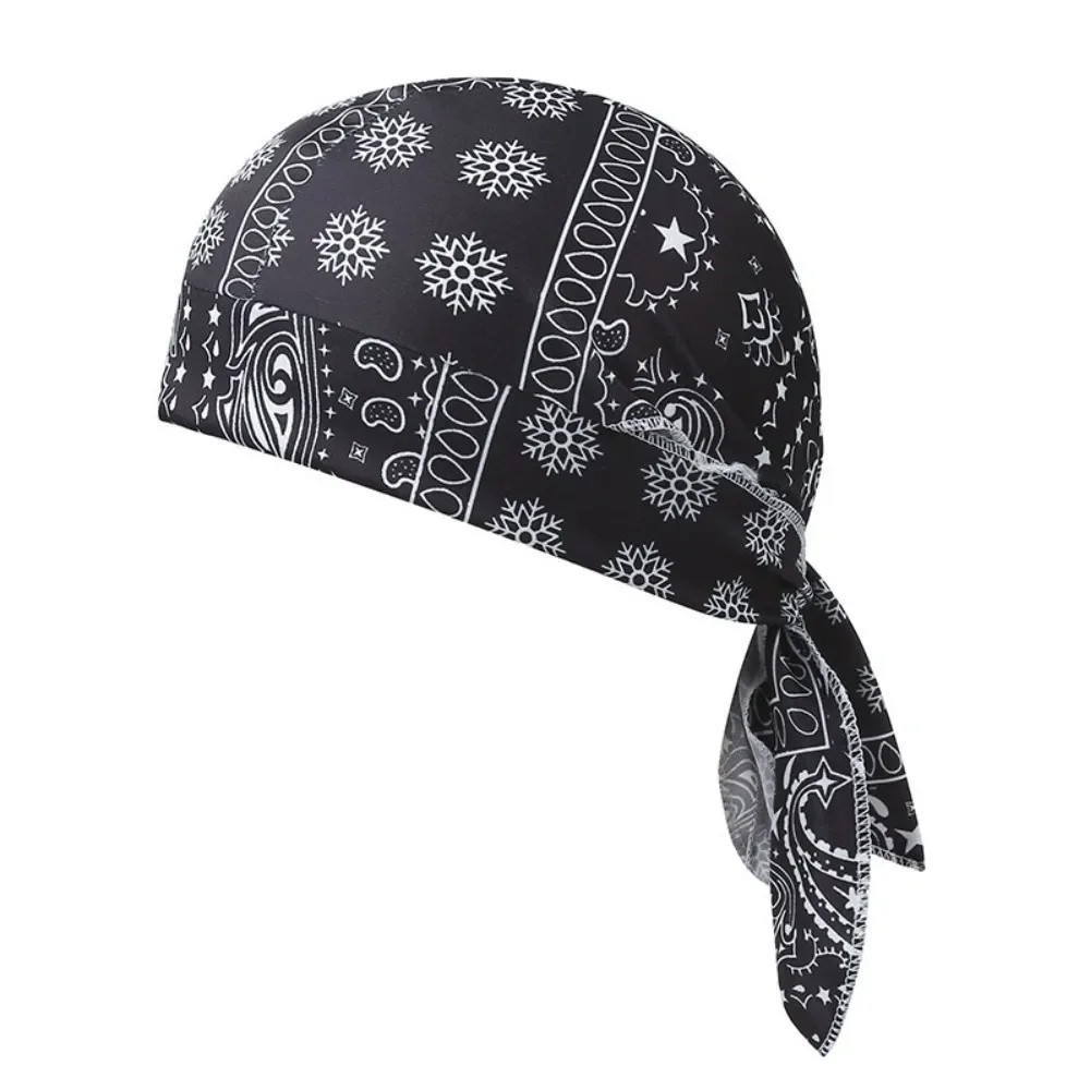 Elastic Motorcycle Wrap Biker Du Bandana Paisley Doo Rag Head Skull Cap Durag