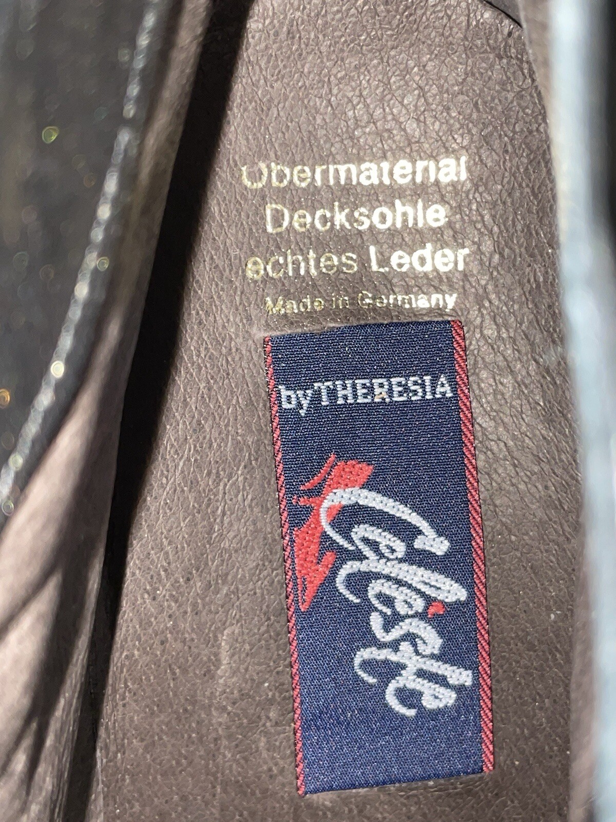 Vintage Leather Celeste by Theresia Morgan Bronze Shoes New in Box Size 7.5