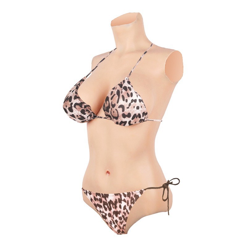 C-E Cup Silicone BodySuit Breast Forms Fake Vagina Hip Shaping Female Body Suit