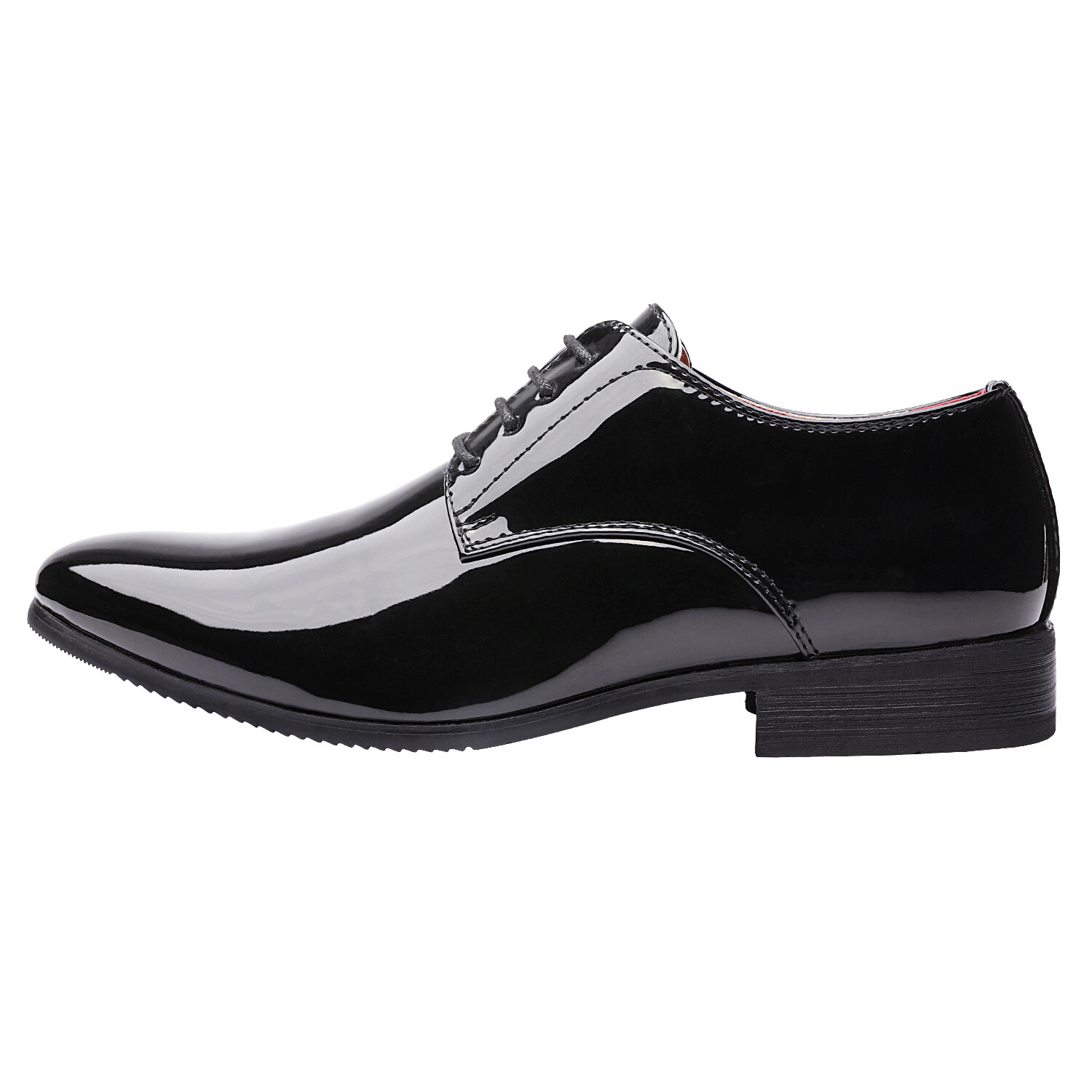 Men’s Formal Oxford Dress Loafer Shoes Faux Patent Leather Tuxedo Dress Shoes