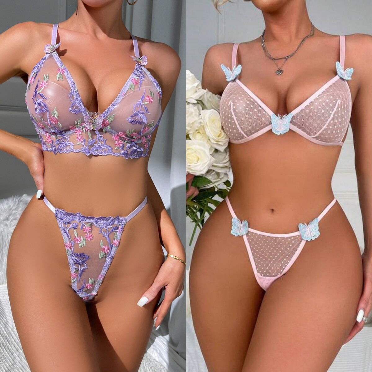 Women’s Sexy Lingerie Sleepwear Babydoll Underwear Lace Dress G-String Nightwear