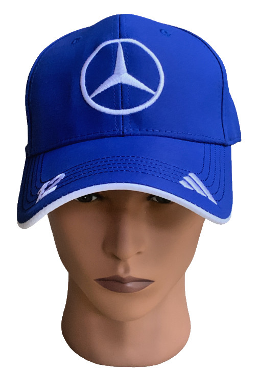Blue AMG Petronas 12 Kimi Antonelli Drivers Cap. White Embroidery. Factory 2nd.